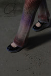 SWAYING/KNIT Flared Pants SW212XZ47 Purple Gradient PS26